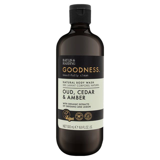 Baylis & Harding Goodness Oud Cedar & Amber Body Wash 500ml - McGrocer