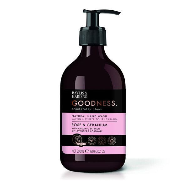 Baylis & Harding Goodness Rose & Geranium Hand Wash - McGrocer