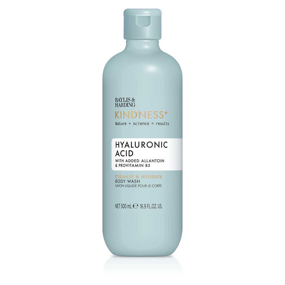 Baylis & Harding Kindness Hyaluronic Acid 500ml Cleanse & Hydrate Body Wash - McGrocer
