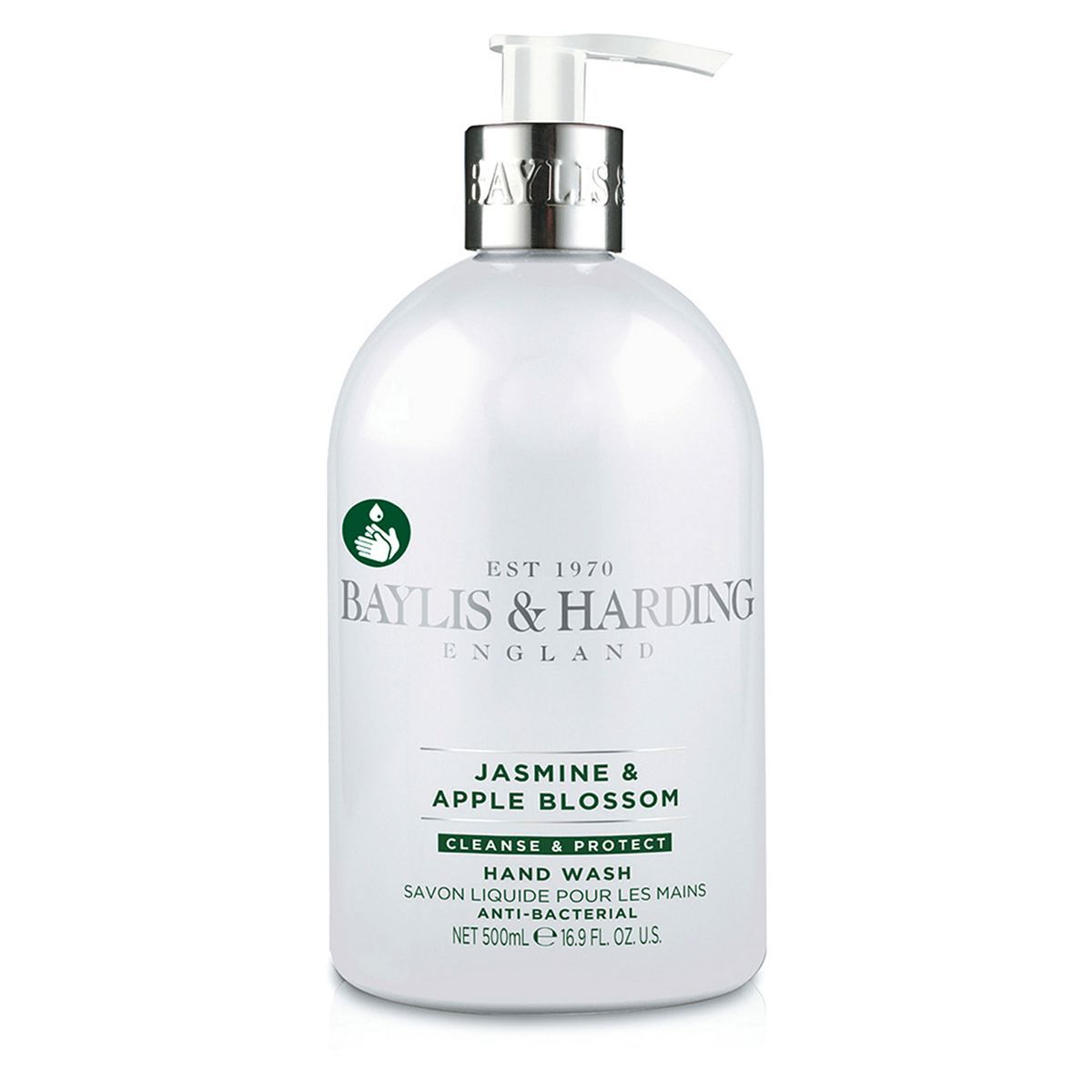 Baylis & Harding Signature Collection Jasmine & Apple Blossom Anti-bacterial Luxury Hand Wash 500ml - McGrocer