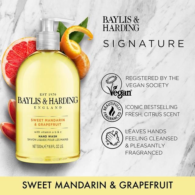 Baylis & Harding Sweet Mandarin & Grapefruit Hand Wash   500ml - McGrocer