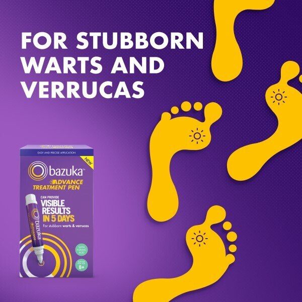 Bazuka Advance Treatment Pen For Verrucas And Warts - McGrocer