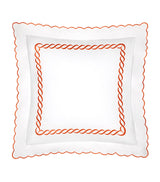 Harrods Pratesi Treccia Square Oxford Pillowcase 65x65cm- Buy online at McGrocer