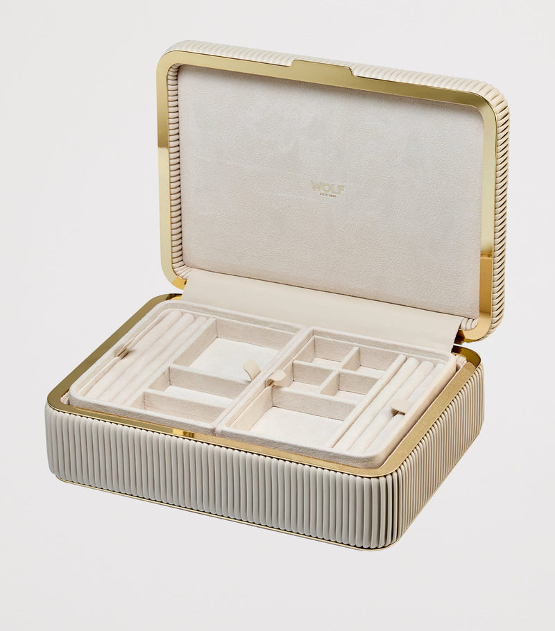 WOLF Bella Medium jewellery box (British brand)