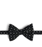 Dunhill mulberry silk printed bow tie - British product