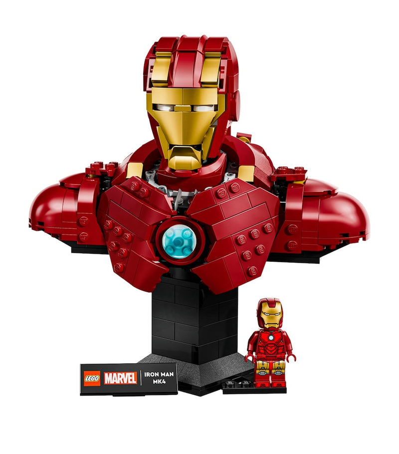 Lego Marvel Iron Man MK4 Bust set, UK version