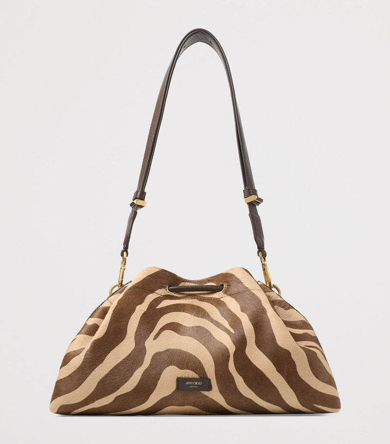 Jimmy Choo medium cinch haircalf shoulder bag (British brand)