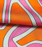 PUCCI silk scarf with Labirinto maze print 90cm - British product