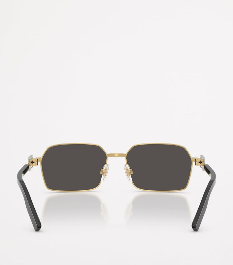 Dolce&Gabbana wire-frame rectangular sunglasses, imported from the UK