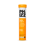 Holland & Barrett Phizz Daily 3in1 Hydration Electrolytes and Vitamins Effervescent Orange 20 Tablets- Buy online at McGrocer