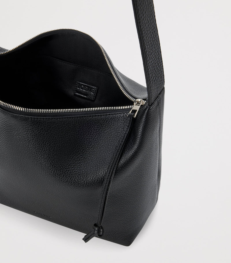 LOEWE mini Loop shoulder bag in leather, imported from the UK