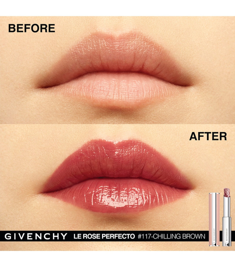 Givenchy Rose Perfecto lip balm, UK version