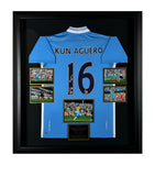 Leipzig Galleries Agüero signed jersey display - British product