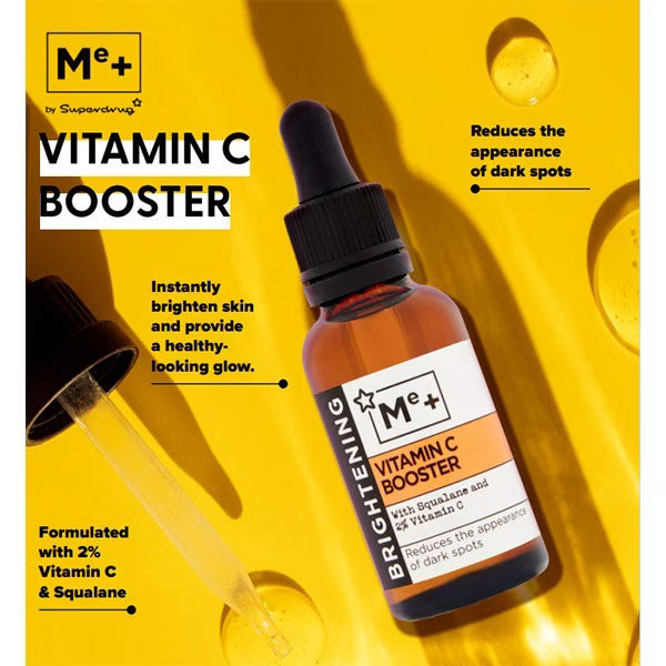 Me+ Vitamin C Squalane Booster 30ml serum, imported from the UK