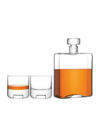 LSA International cask whisky decanter and glass set - British product