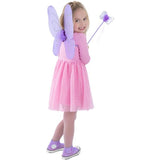 Smiffys butterfly wings and wand purple (British brand)