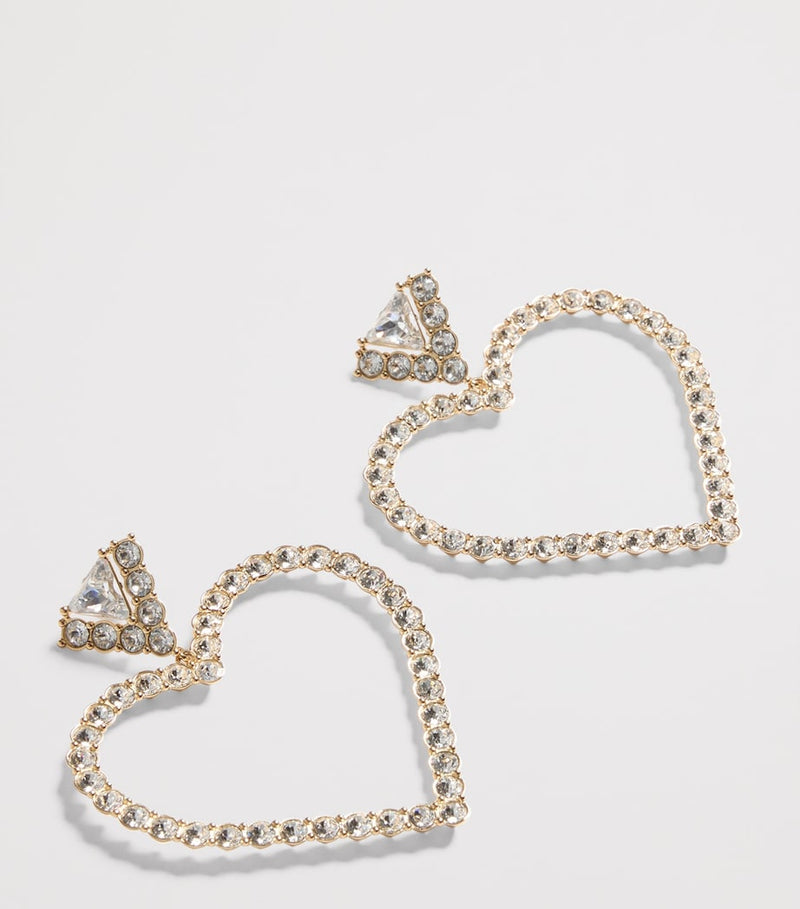 Valentino Garavani Crystal Coeur Royal earrings - British product
