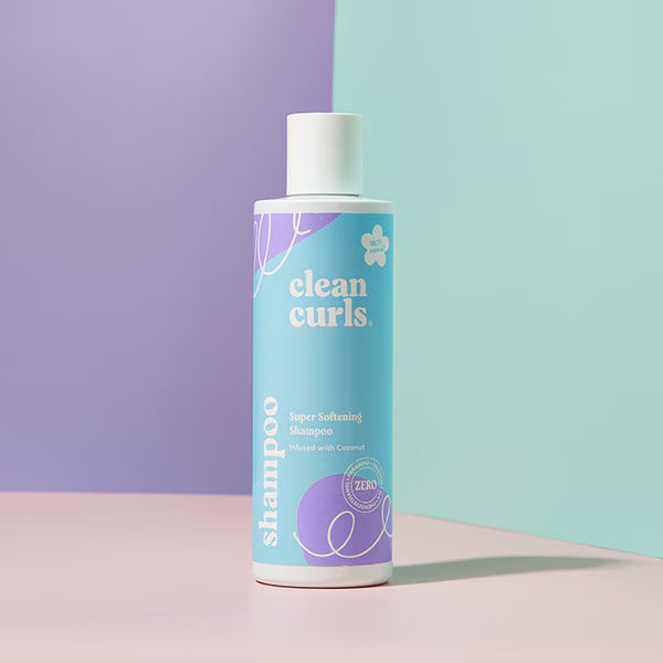 Clean Curls super softening shampoo 250ml - British product