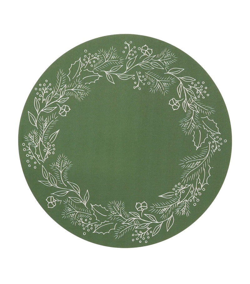 Chilewich x Martha Stewart wreath placemat 38cm - British product