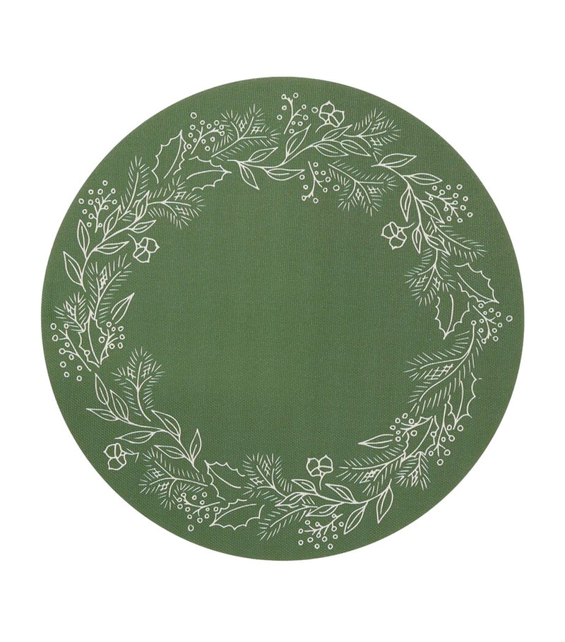 Chilewich x Martha Stewart wreath placemat 38cm - British product