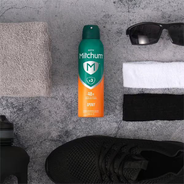 Mitchum Men Sport Anti-Perspirant Aerosol 200ml, imported from the UK