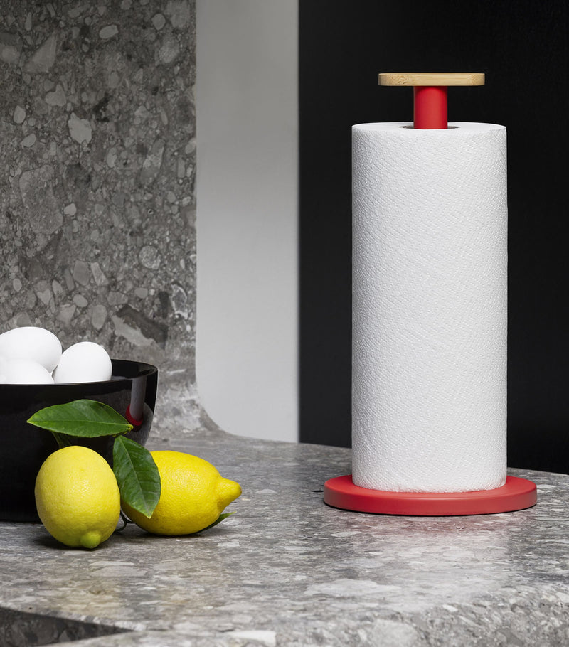 Alessi Mattina kitchen roll holder 33cm - British product