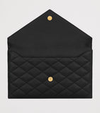 Saint Laurent lambskin quilted Paris pouch (British brand)