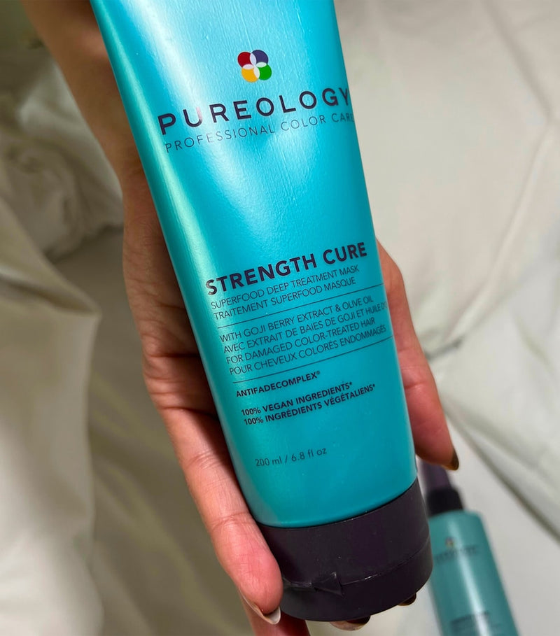 Pureology Strength Cure Superfood Deep Treatment Mask 200ml, imported from the UK
