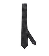 Harrods Giorgio Armani Silk Geometric Jacquard Tie - 8cm Width- Buy online at McGrocer