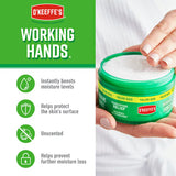 O'Keeffe's Working Hands Hand Cream Value Jar 193g, imported from the UK