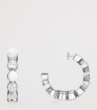 Messika D-Vibes mini diamond hoop earrings 0.32ct, UK version