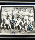 Leipzig Galleries framed Brazil 1958 World Cup signed jersey and programme display, UK version
