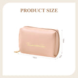 Livingandhome PU leather makeup bag with compartments, portable (British brand)