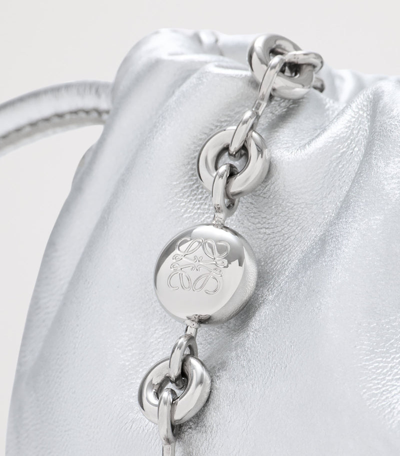 LOEWE Flamenco Mini leather clutch bag, imported from the UK