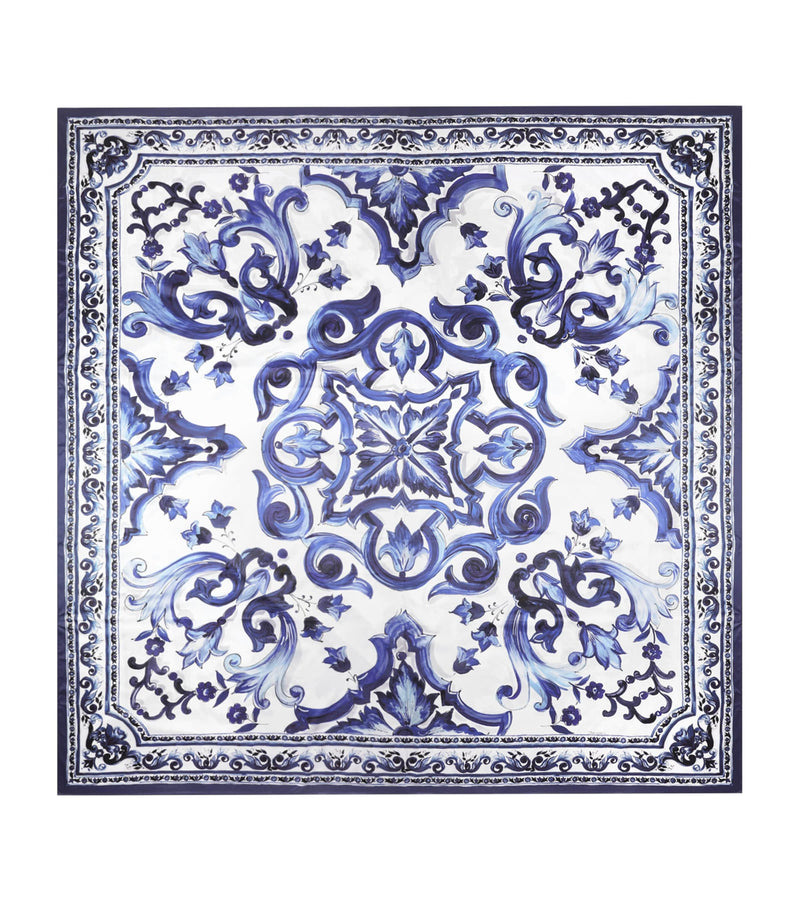 Dolce&Gabbana Casa Cotton Majolica King Fitted Sheet 300cm x 300cm - British product