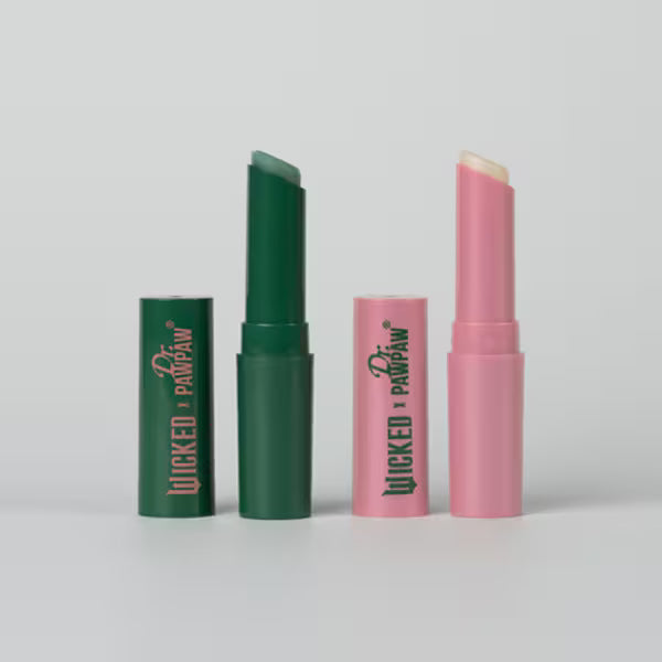 Dr PAWPAW Wicked Enchanting Glimmer lip balm duo pack - British product