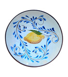 Les Ottomans ceramic bowl Positano Lemons 22cm, imported from the UK