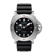 Harrods Panerai Submersible Stainless Steel and Rubber Diving Watch 47mm- Buy online at McGrocer