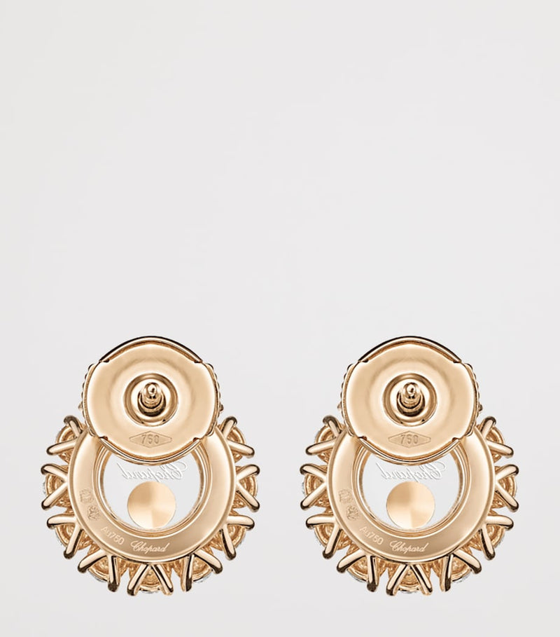 Chopard stud earrings Happy Diamonds twirling diamonds (British brand)