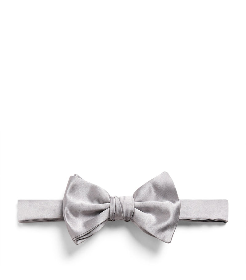 Emporio Armani Italian silk bow tie for men, UK version