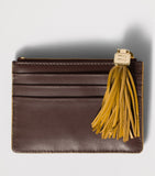 Miu Miu calfskin tassel card holder (British brand)