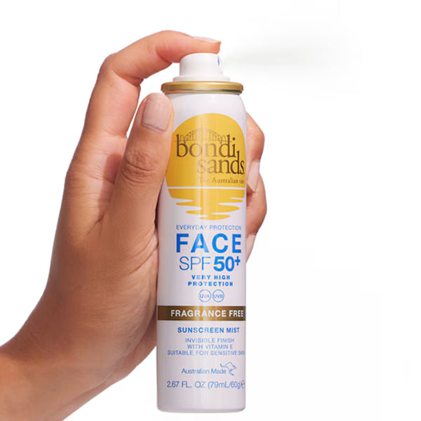 Bondi Sands Fragrance Free Face Mist 60g - British product