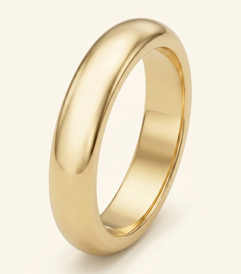 Cartier yellow gold 1895 wedding ring 4mm, UK version