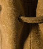 Miu Miu suede logo pouch olive tone, UK version