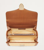Aspinal of London raffia Mayfair midi bag (British brand)