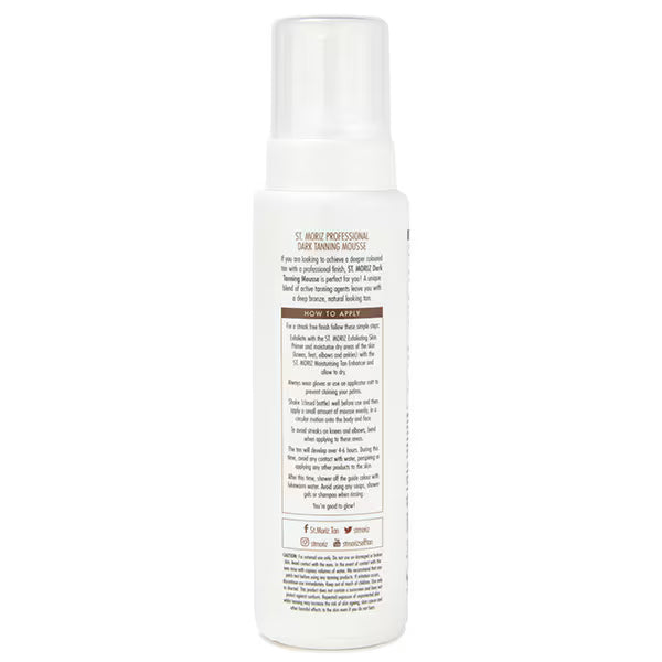 St. Moriz dark tanning mousse 300ml (British brand)