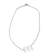 Harrods Miu Miu Logo Chain Necklace- Buy online at McGrocer