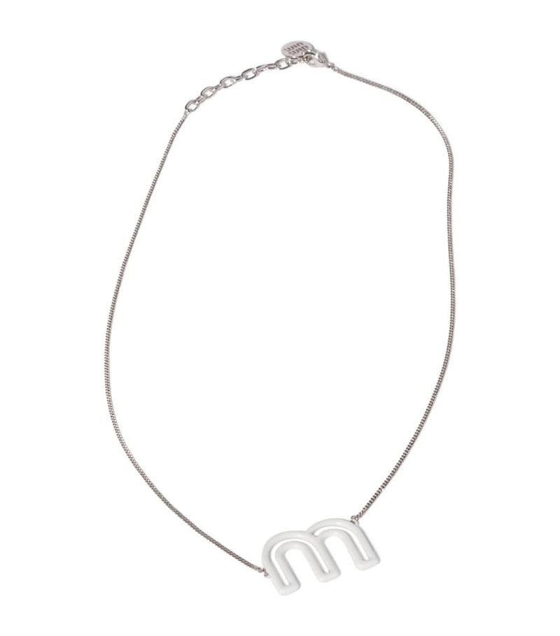 Miu Miu logo chain necklace adjustable length - British product
