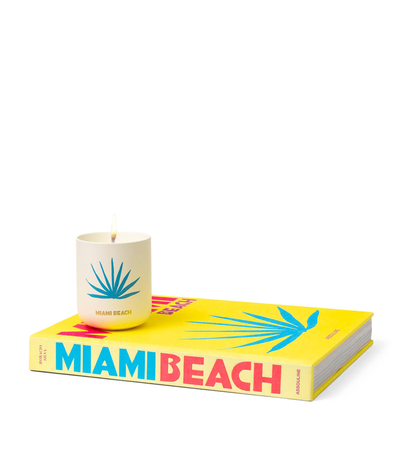 Assouline Miami Beach scented candle 319g, imported from the UK