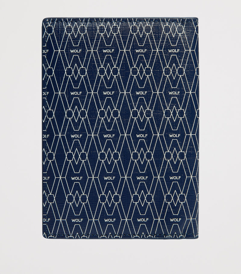 WOLF vegan passport sleeve with RFID protection and card slots (British brand)